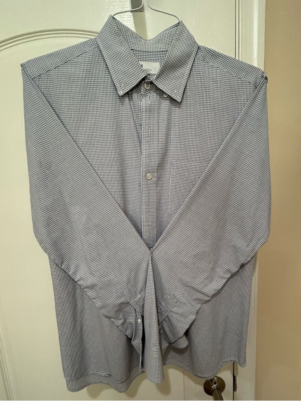 GapMen's Blue Check Dress Shirt